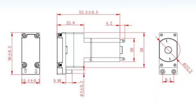 家庭電化製品に、医学使用する、KG-130 DCモーター電圧3V工場電動機力1.5W美装置